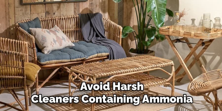 Avoid Harsh
Cleaners Containing Ammonia