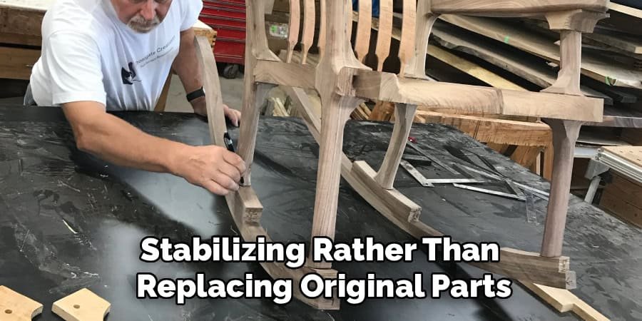 Stabilizing Rather Than
Replacing Original Parts