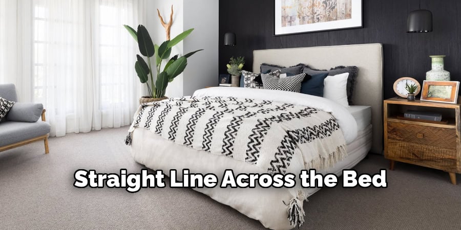 Straight Line Across the Bed