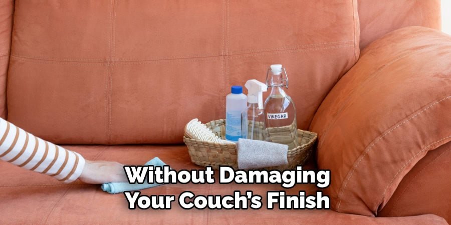 Without Damaging
Your Couch’s Finish