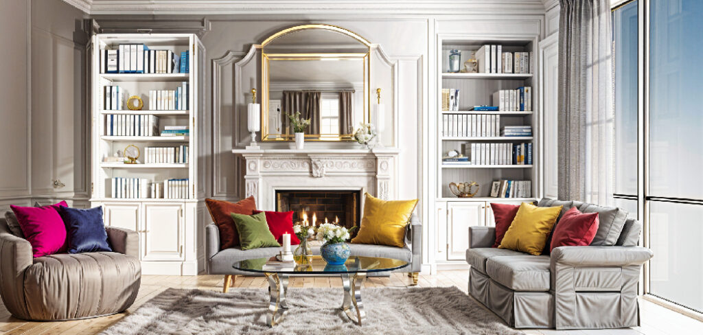 how to decorate a bookshelf in a living room