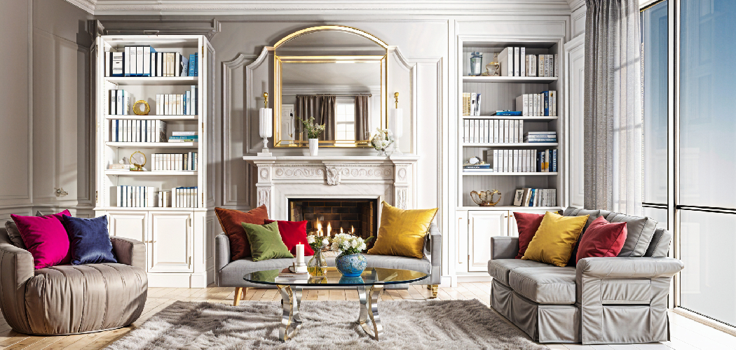 how to decorate a bookshelf in a living room