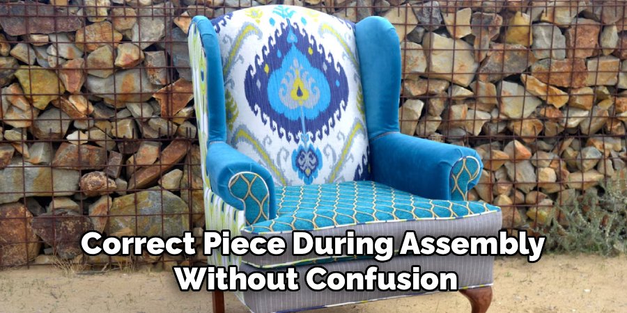 Correct Piece During Assembly
Without Confusion