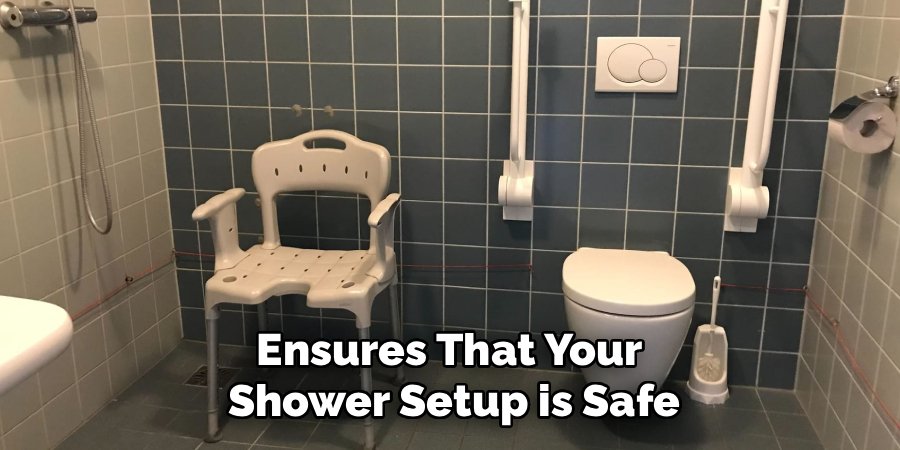Ensures That Your
Shower Setup is Safe
