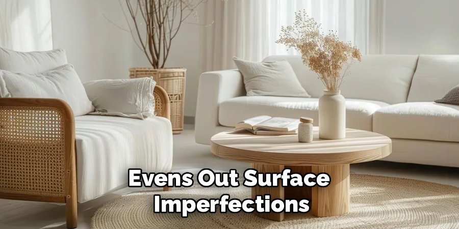 Evens Out Surface
Imperfections