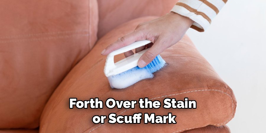 Forth Over the Stain
or Scuff Mark