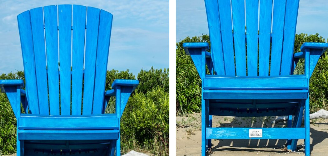 How to Build a Giant Adirondack Chair