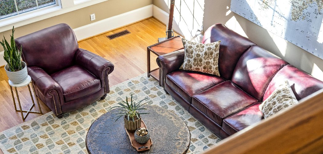 How to Decorate Around a Burgundy Leather Sofa