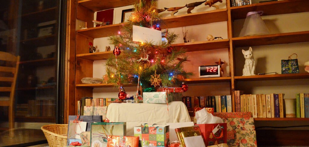 How to Decorate Bookcases for Christmas