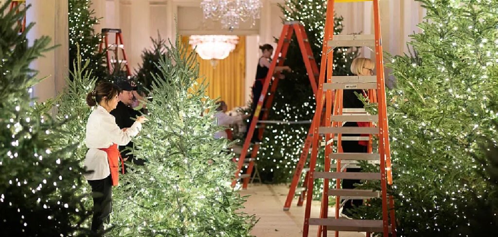 How to Decorate a Blanket Ladder for Christmas