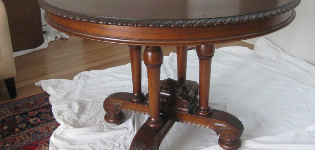 How to Sand Round Table Legs