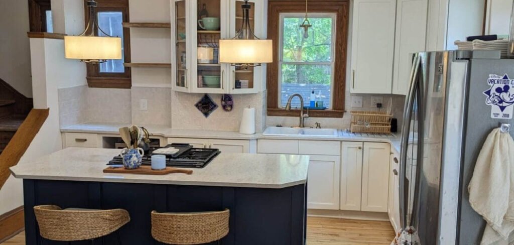 How to Tone Down Orange Maple Cabinets