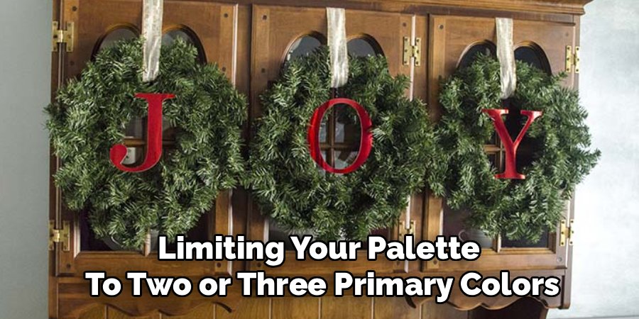 Limiting Your Palette 
To Two or Three Primary Colors