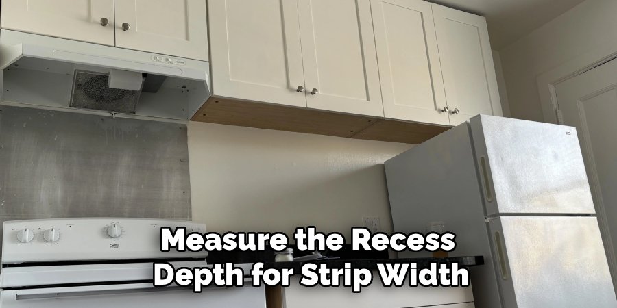 Measure the Recess Depth for Strip Width
