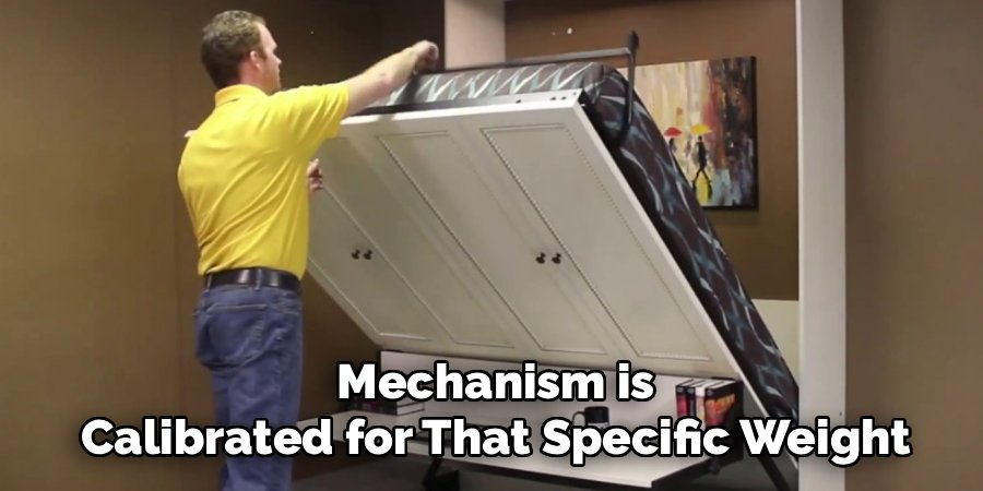 Mechanism is Calibrated for That Specific Weight