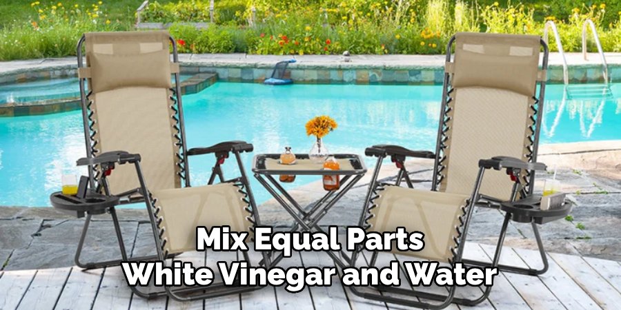 Mix Equal Parts White Vinegar and Water