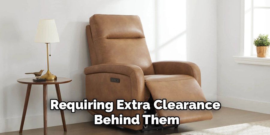 Requiring Extra Clearance 
Behind Them