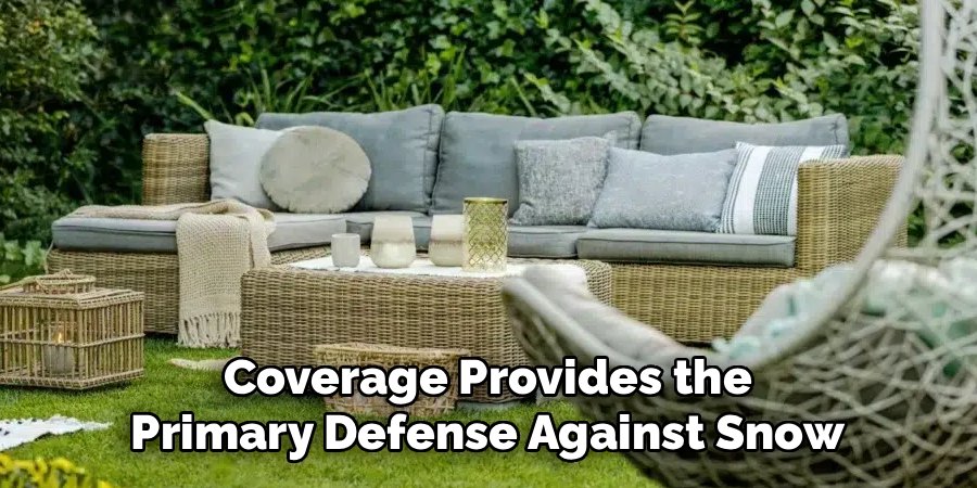 Coverage Provides the Primary Defense Against Snow
