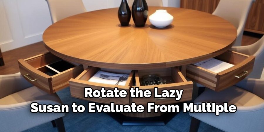 Rotate the Lazy
Susan to Evaluate From Multiple