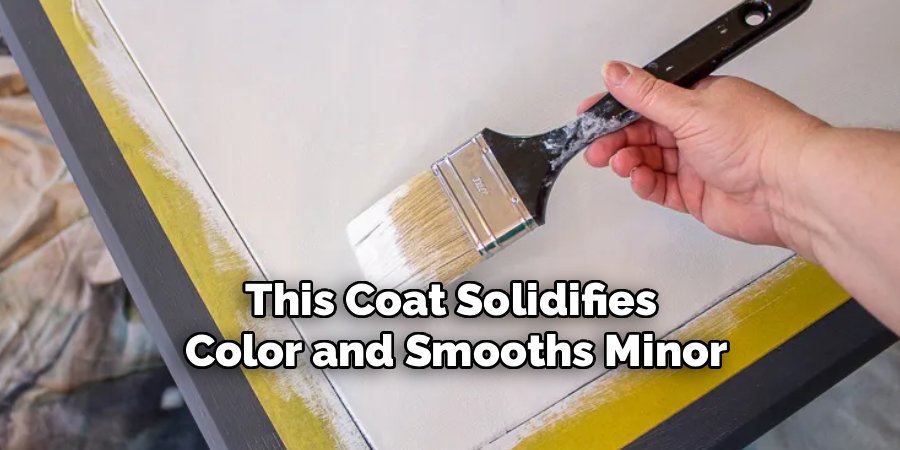 This Coat Solidifies
Color and Smooths Minor