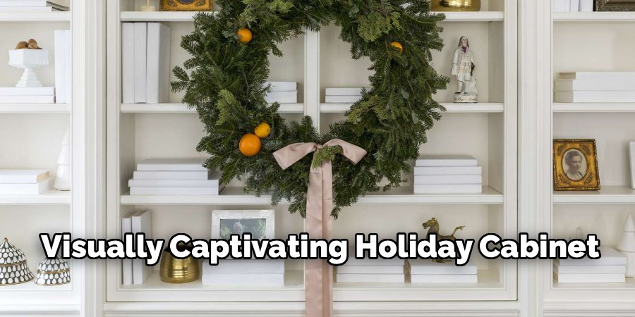Visually Captivating Holiday Cabinet