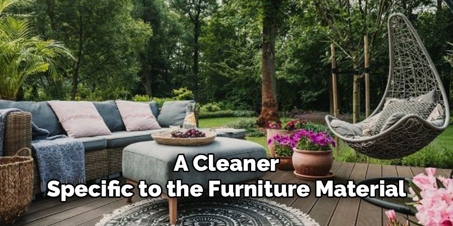A Cleaner Specific to the Furniture Material