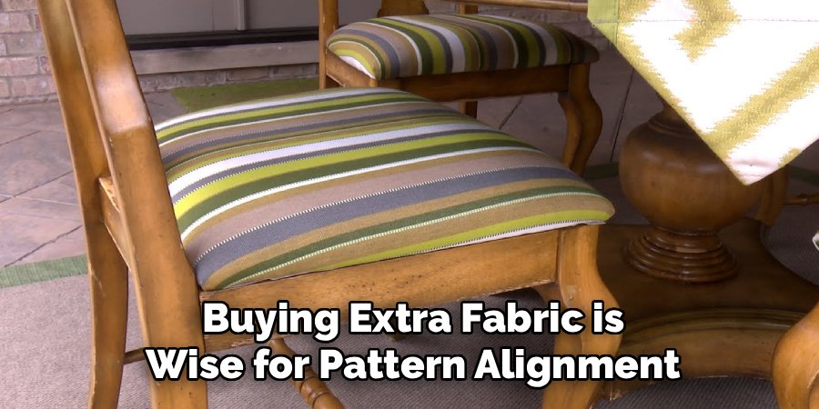 Buying Extra Fabric is Wise for Pattern Alignment