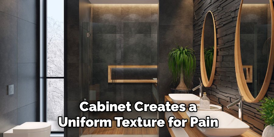 Cabinet Creates a Uniform Texture for Pain