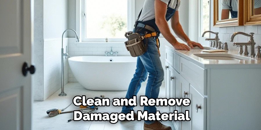 Clean and Remove Damaged Material