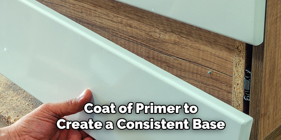 Coat of Primer to Create a Consistent Base