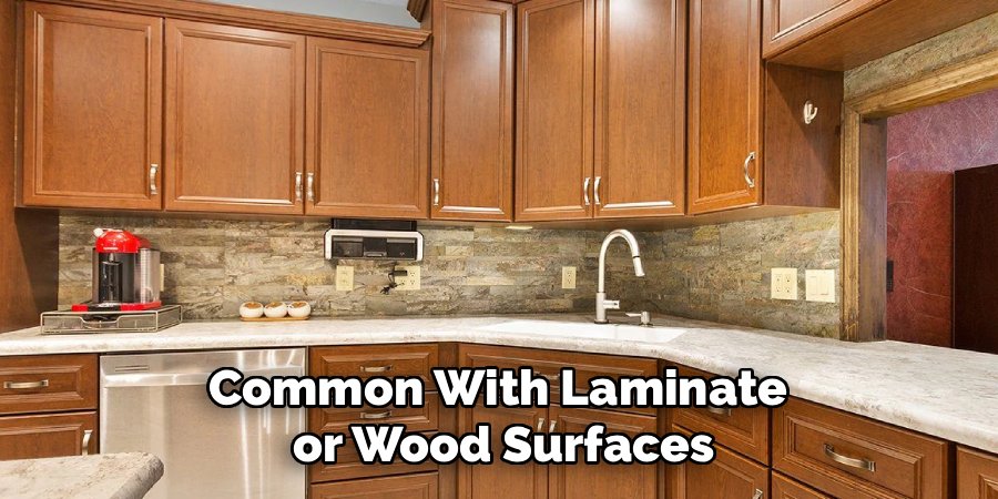 Common With Laminate 
or Wood Surfaces