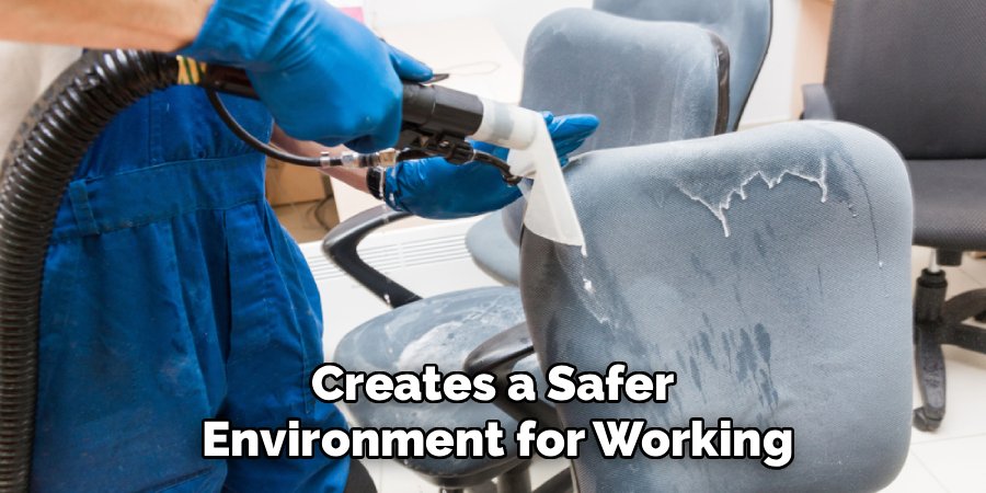 Creates a Safer 
Environment for Working