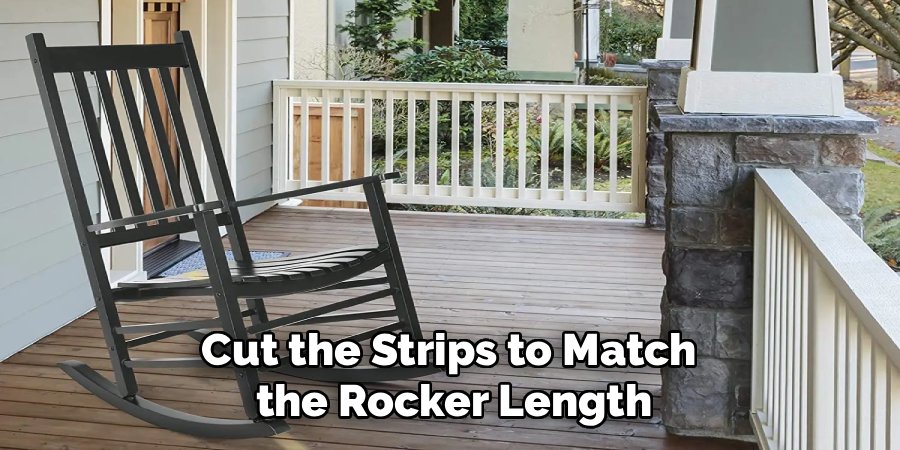 Cut the Strips to Match
the Rocker Length