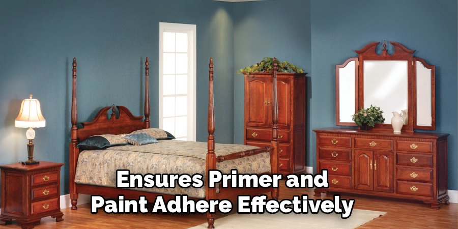 Ensures Primer and Paint Adhere Effectively