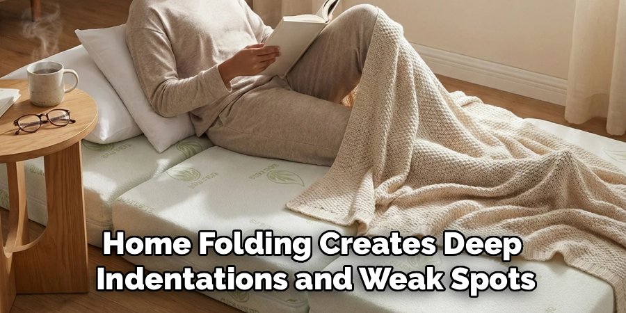 Home Folding Creates Deep 
Indentations and Weak Spots