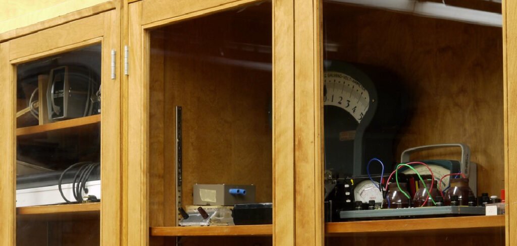 How to Cover Glass Cabinet Doors