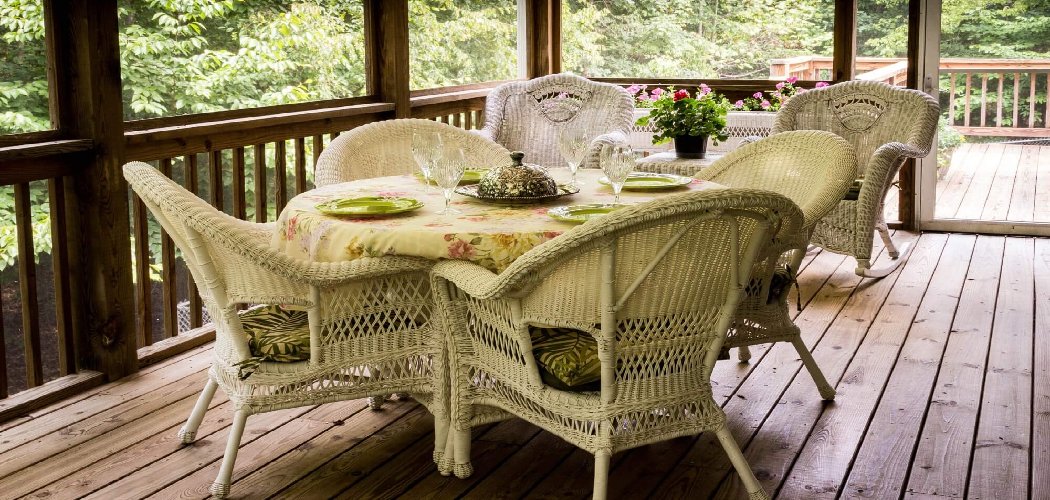 How to Make a Wicker Chair