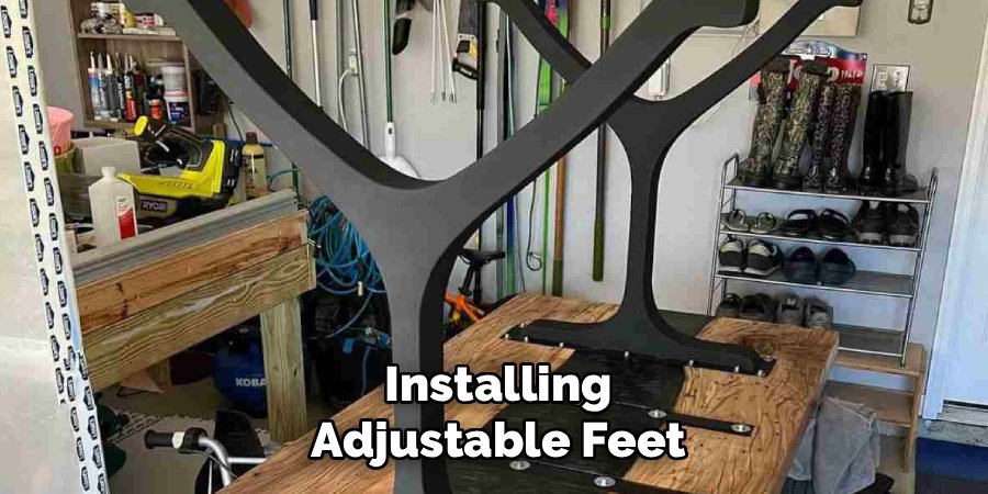 Installing
Adjustable Feet