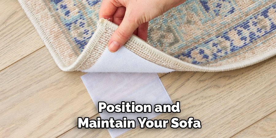 Position and Maintain Your Sofa