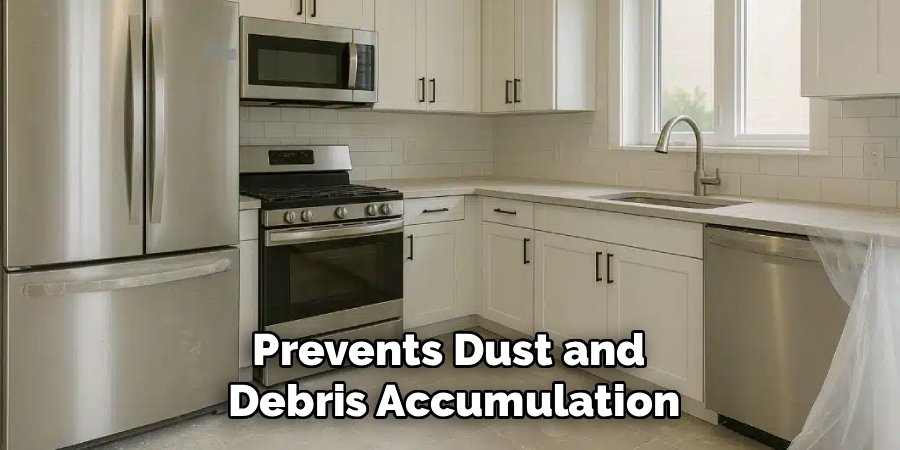 Prevents Dust and
Debris Accumulation