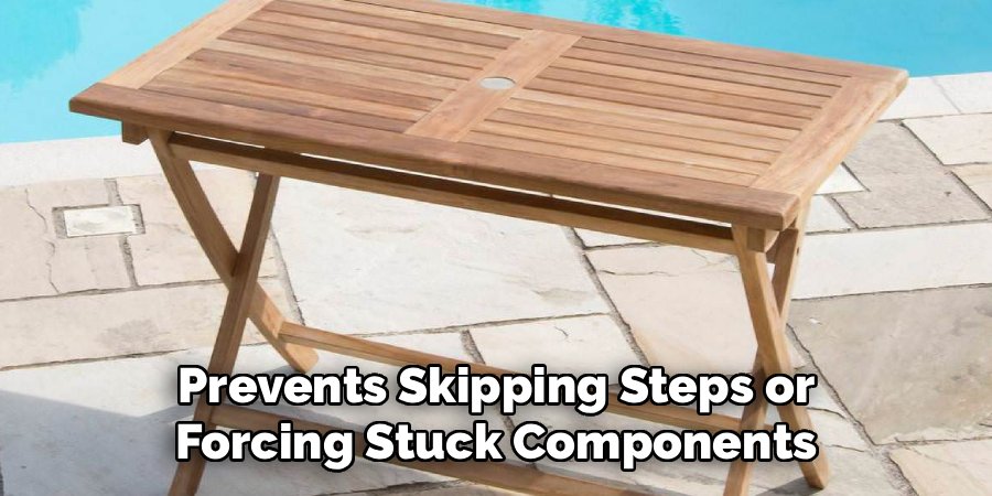 Prevents Skipping Steps or Forcing Stuck Components