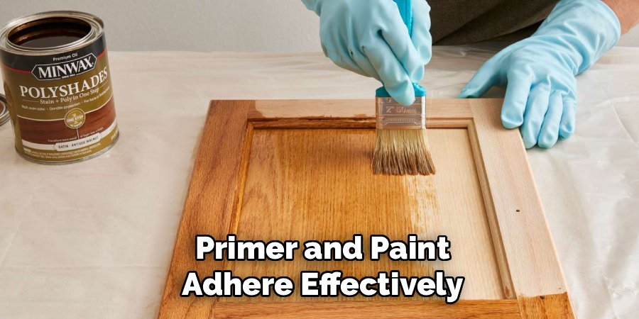 Primer and Paint Adhere Effectively