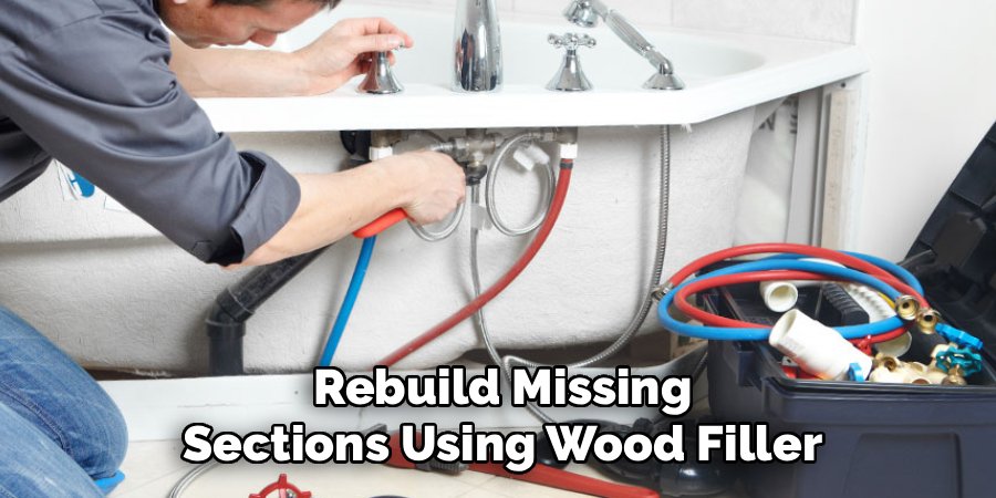 Rebuild Missing Sections Using Wood Filler