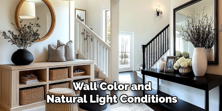 Wall Color and Natural Light Conditions