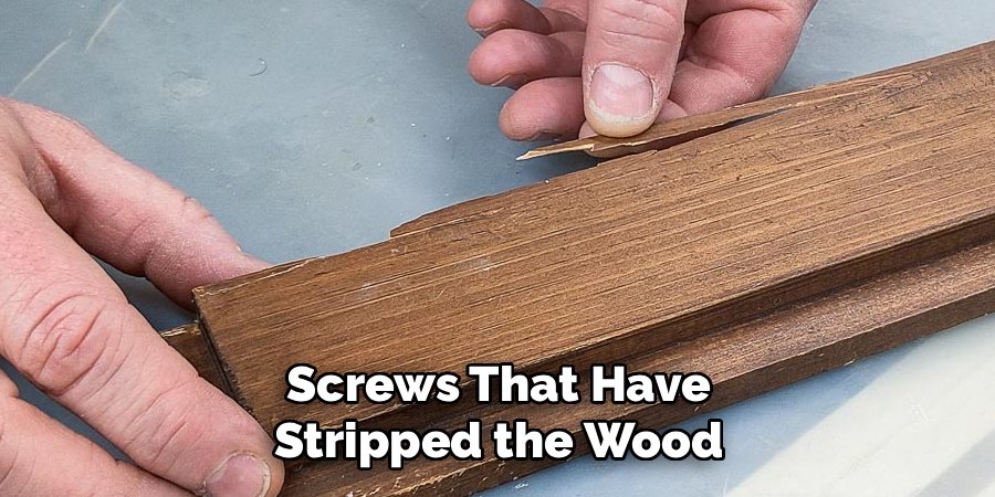 Screws That Have Stripped the Wood
