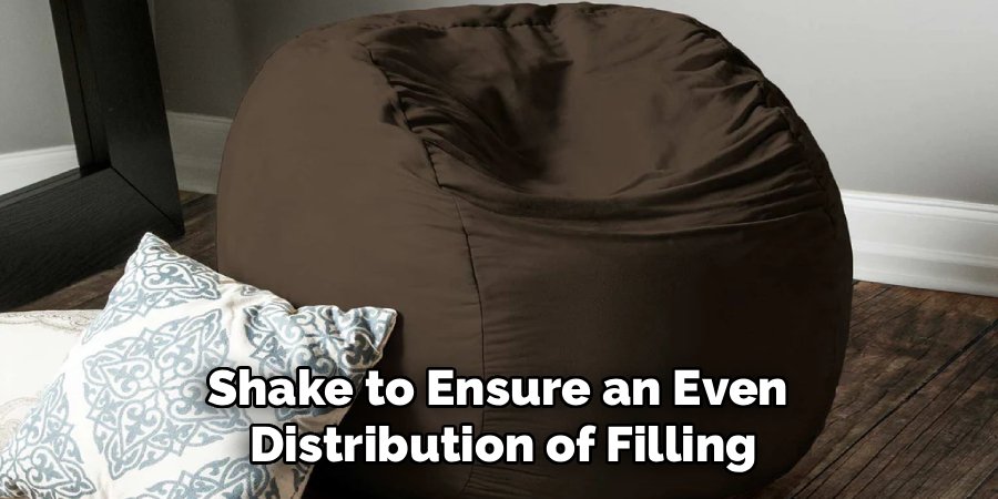 Shake to Ensure an Even
Distribution of Filling