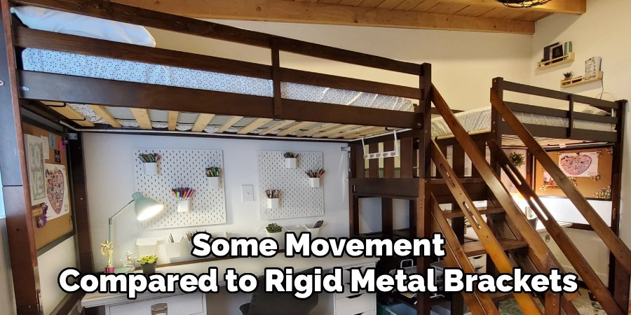 Some Movement Compared to Rigid Metal Brackets