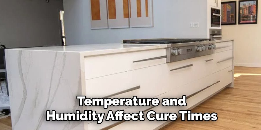 Temperature and Humidity Affect Cure Times