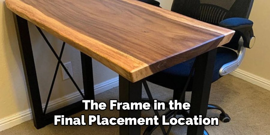 The Frame in the Final Placement Location
