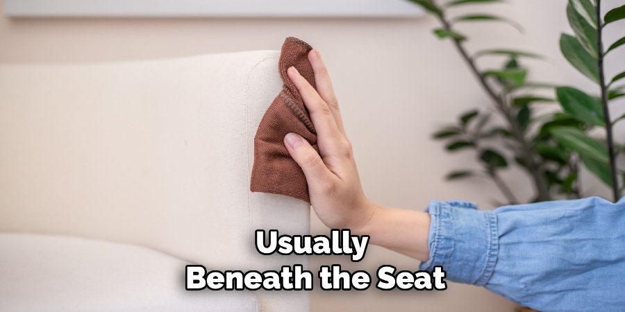 Usually
Beneath the Seat